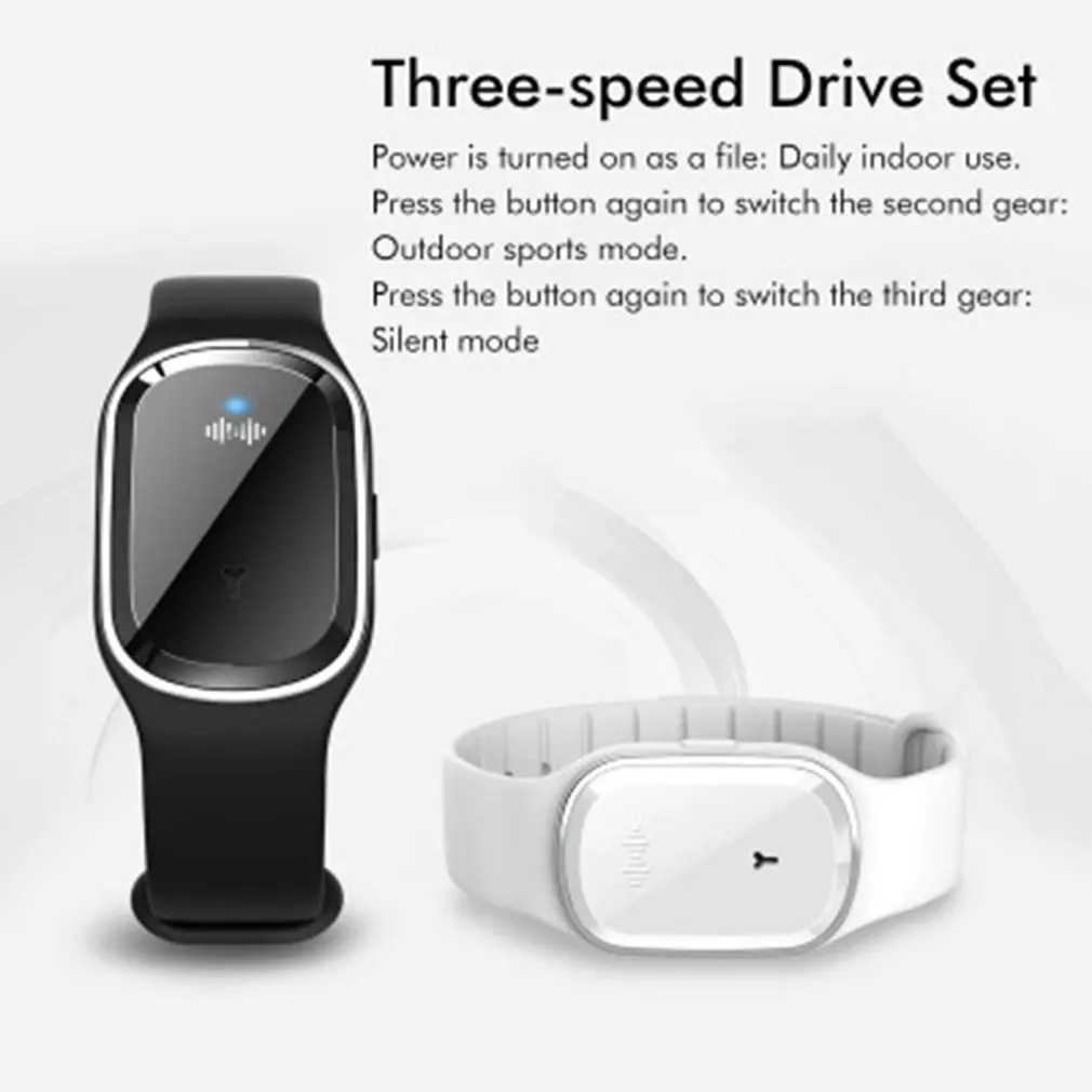 Ультразвуковой репеллент от комаров браслет унисекс анти-комаров артефакт