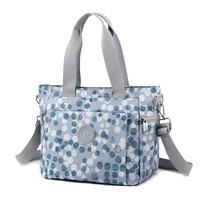 waterproof nylon handbags flower fashion multi function and large capacity crossbody tote bag casual messenger mum bag