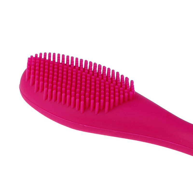 1 шт. Двусторонняя силиконовые очищающее средство для лица кисти Портативный