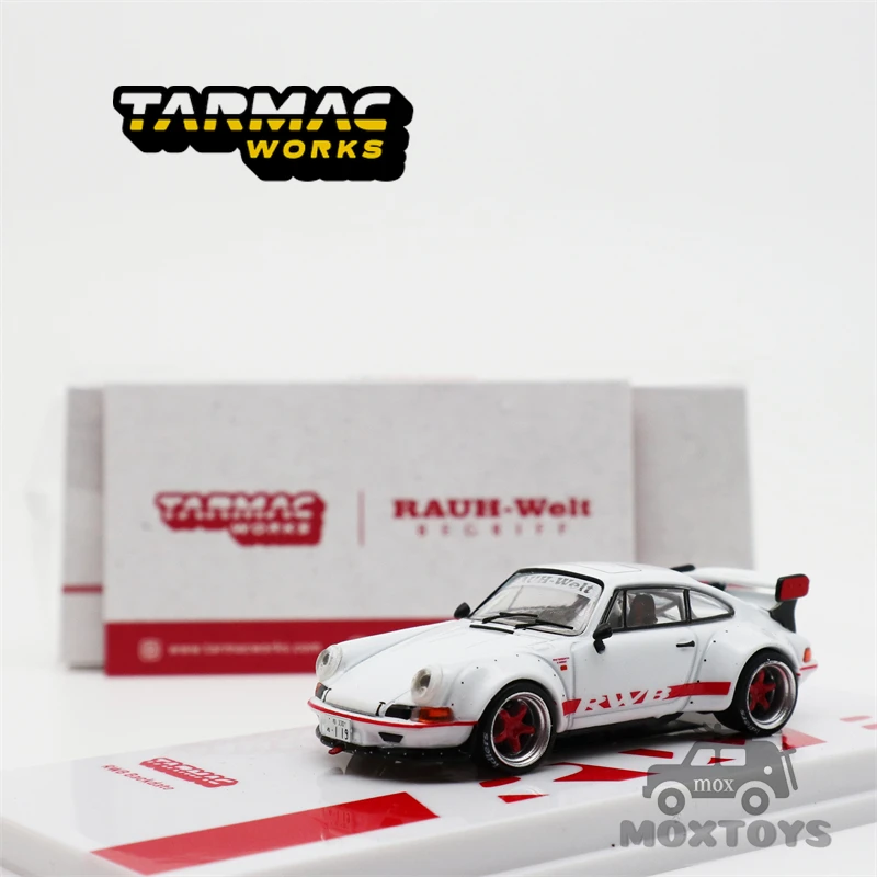 

Tarmac работает 1:64 RWB Backdate белый литая модель автомобиля