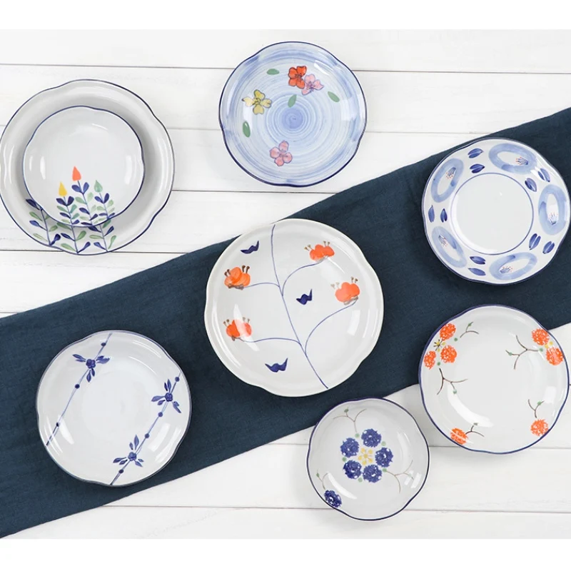 Тарелка для салата обеденная тарелка завтрак скандинавские тарелки стейков