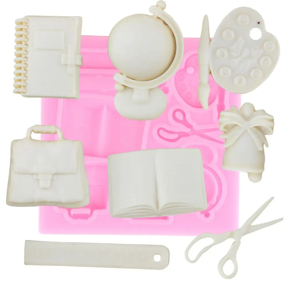 3D книжка глобус силиконовые формы обучающий инструмент форма для помадки