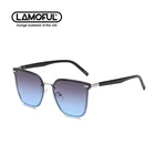 Женские солнцезащитные очки LAMOFUR, солнцезащитные очки в Корейском стиле с защитой от ультрафиолета, модель 2021, 50598