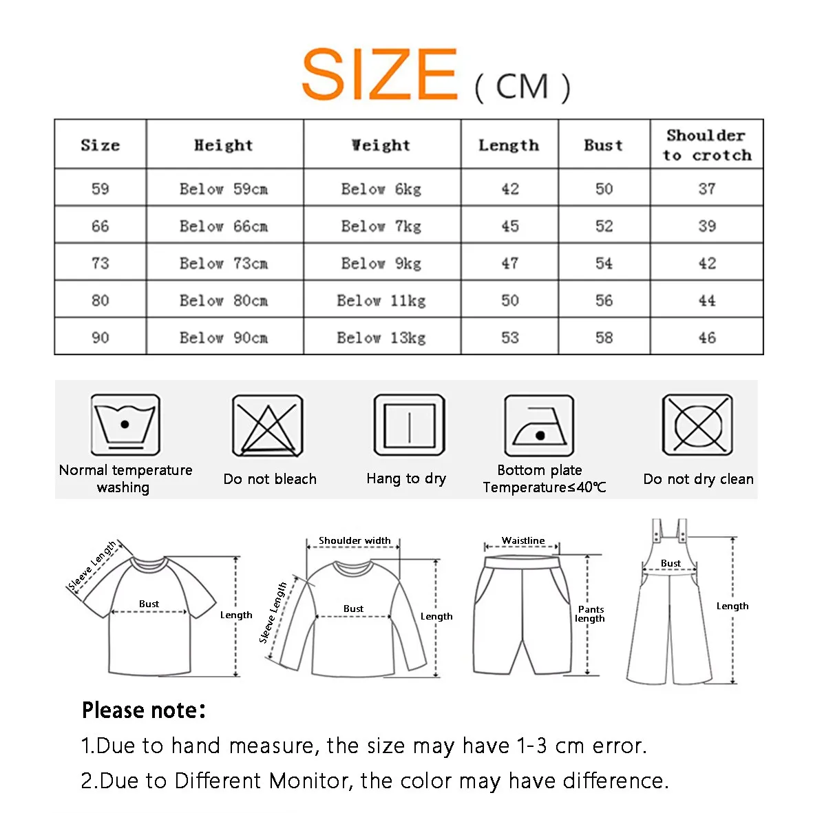 Комбинезон для маленьких девочек 0-15 мес. хлопковый комбинезон с принтом милого