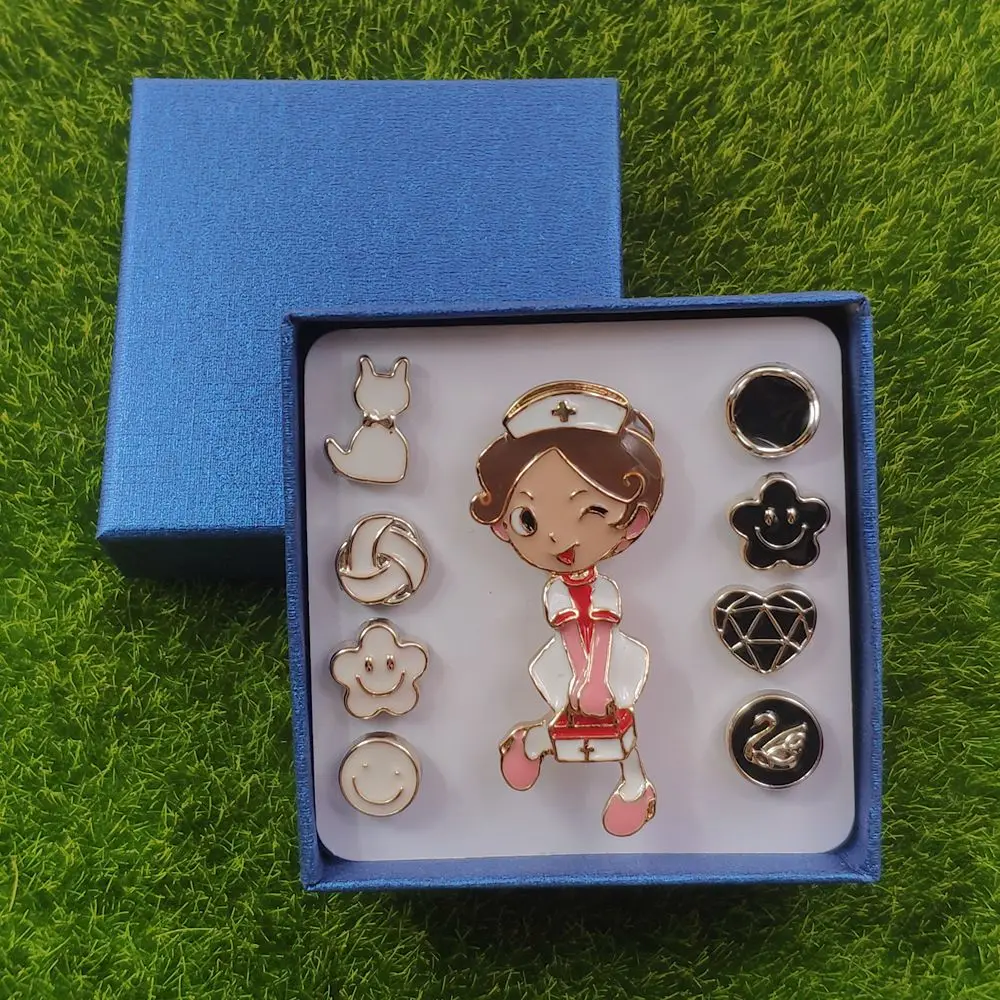 Жемчужная эмалированная брошь булавки с разделенными волосами для девушек