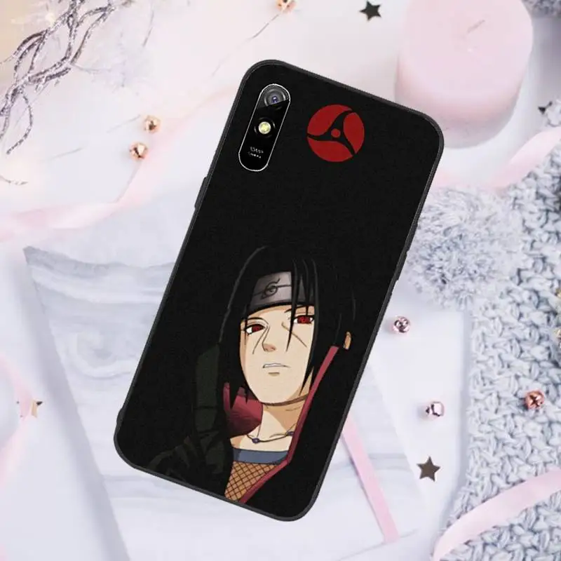 

Uchiha Naruto anime Phone Case For Xiaomi Redmi note 7 8 9 pro 8T 9A 9S Mi Note 10 Lite pro