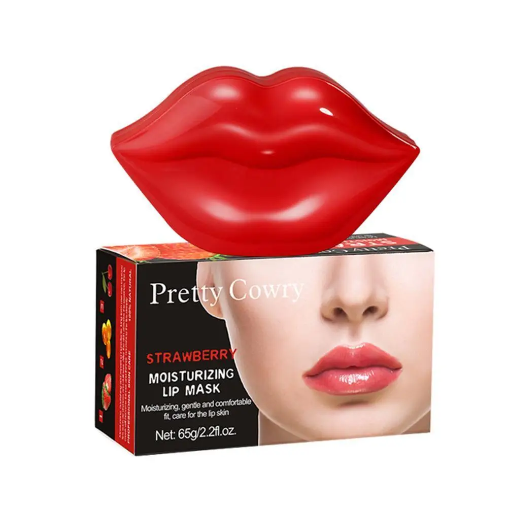 

Exfoliating Dead Skin Moisturizing Pure Natural Vegetarian Lip Care Aloe Vera Strawberry Rose Honey Lip Mask