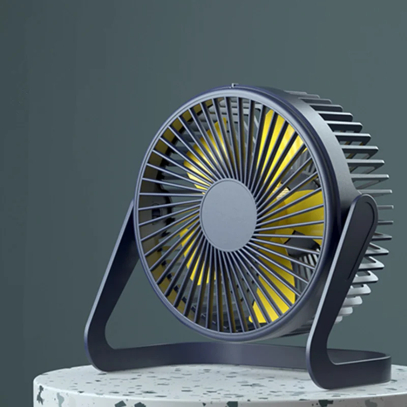 

USB rechargeable fan portable fan 2 Speed Mini Air Cooler 360° Rotation Adjustable Electric fan Mini airconditioner for home