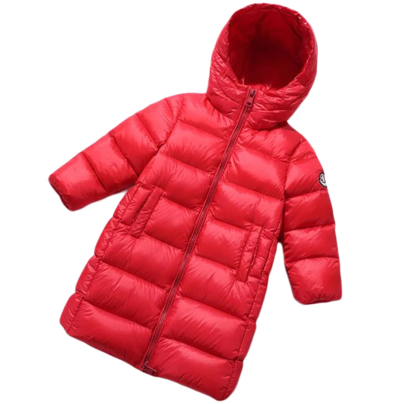 2020 новая зимняя модная детская куртка для девочек Детская на белом утином пуху