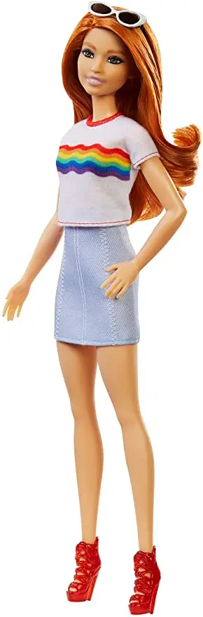Оригинальный кукольный комплект Fashionista игрушки для девочек кукла Барби радуга
