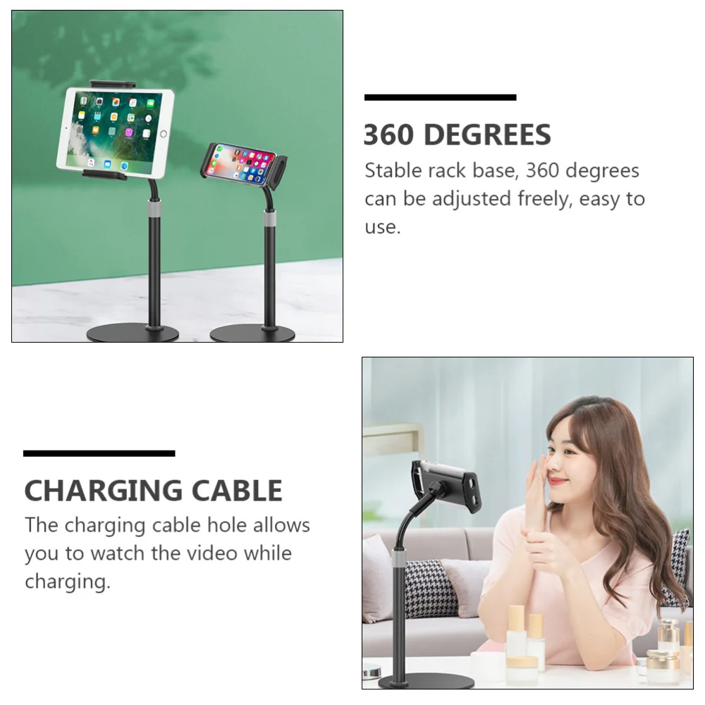 

1 Pc Creative Phone Bracket Phone Holder Stretchable Tablet Rack (Black)