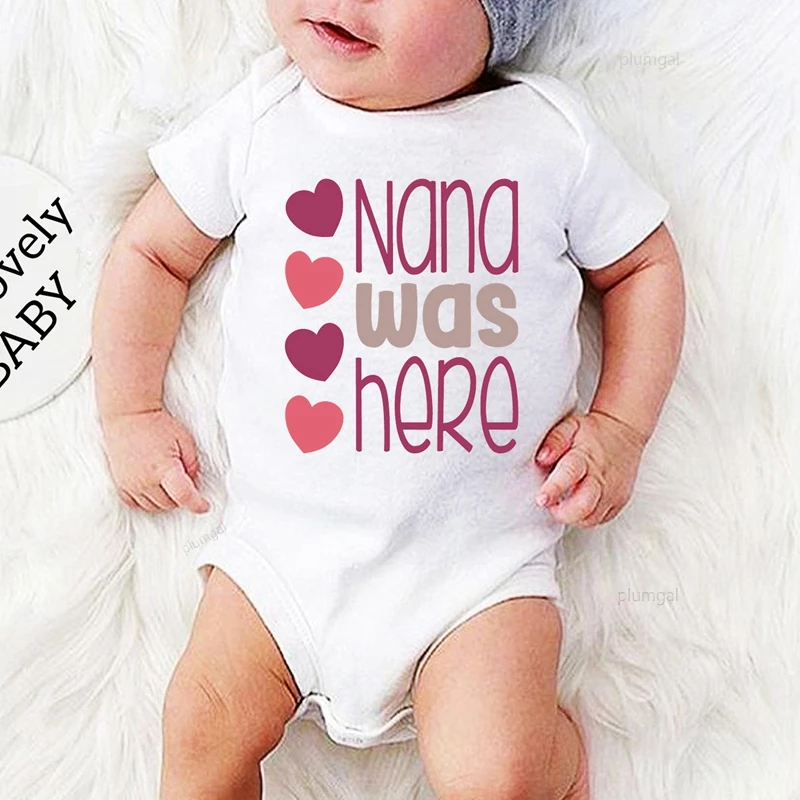Nana Was Heke/одежда с принтом для малышей Одежда новорожденных девочек Disfrases Para Bebes