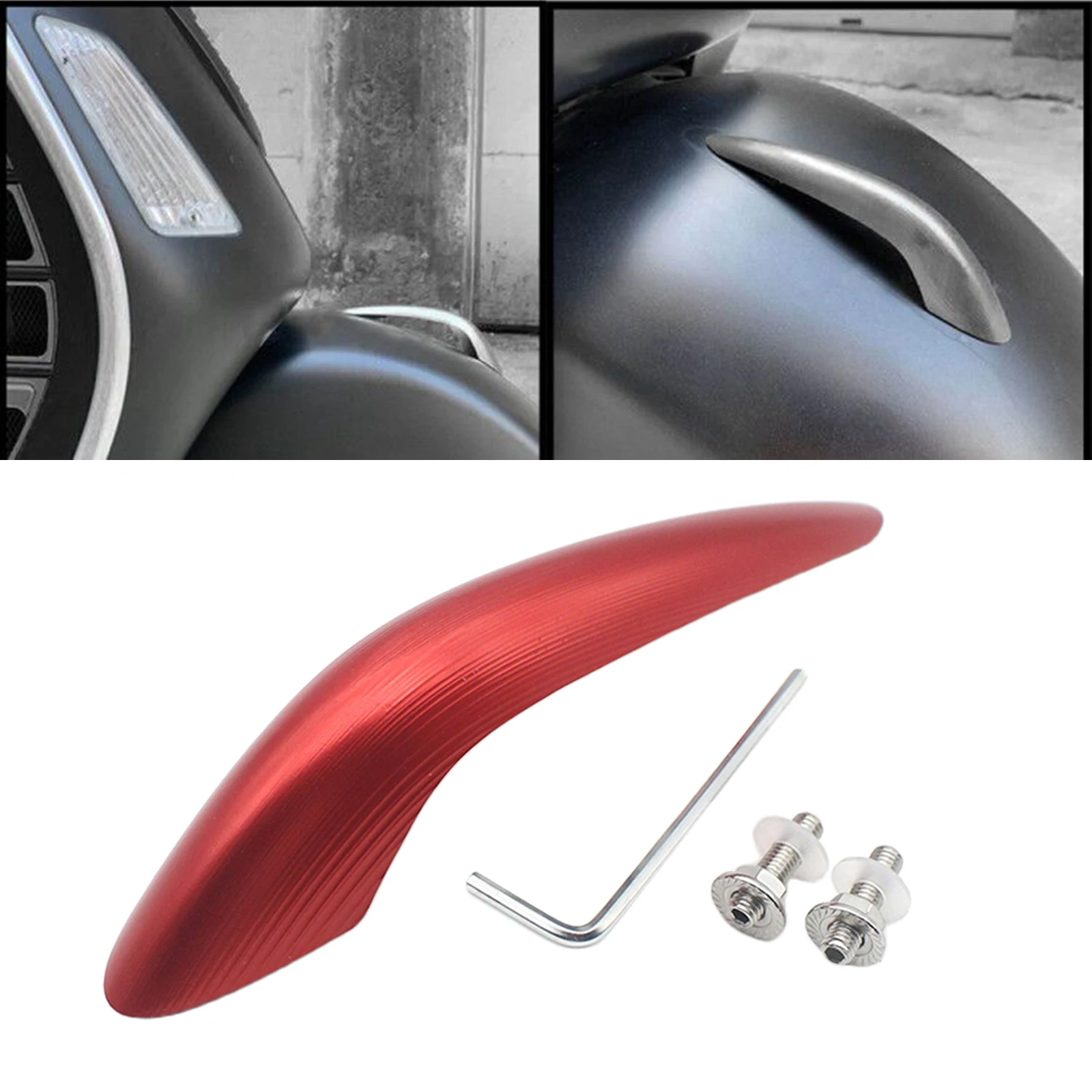 ЧПУ алюминиевый передний брызговик декор для Vespa GTS GTV 250 300 | Автомобили и