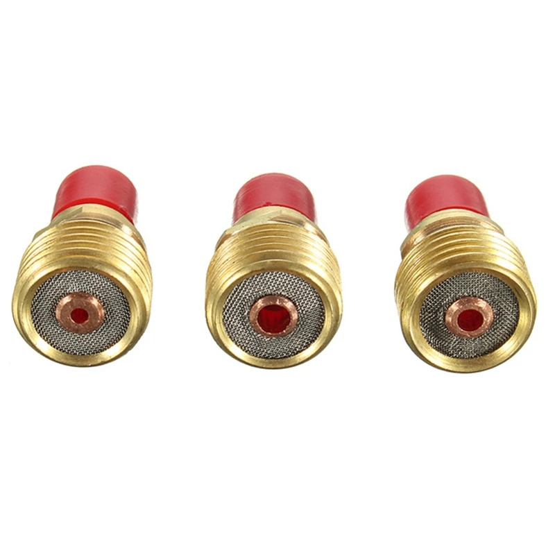 Top-18Pcs Tig сварочный фонарь короткие газа объектив стеклянный патрубок Набор чашек