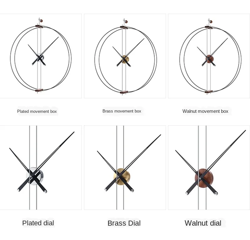 Часы в испанском стиле простые современные креативные настенные