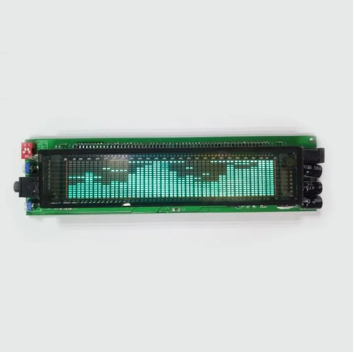 VFD FFT Music Spectrum Level Audio Indicator rhythm LED Display VU Meter Screen OLED For 12V 24V car Amplifier Board | Электроника