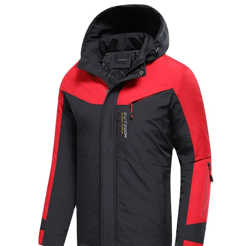 

Куртка мужская демисезонная с капюшоном, водонепроницаемая, х/б