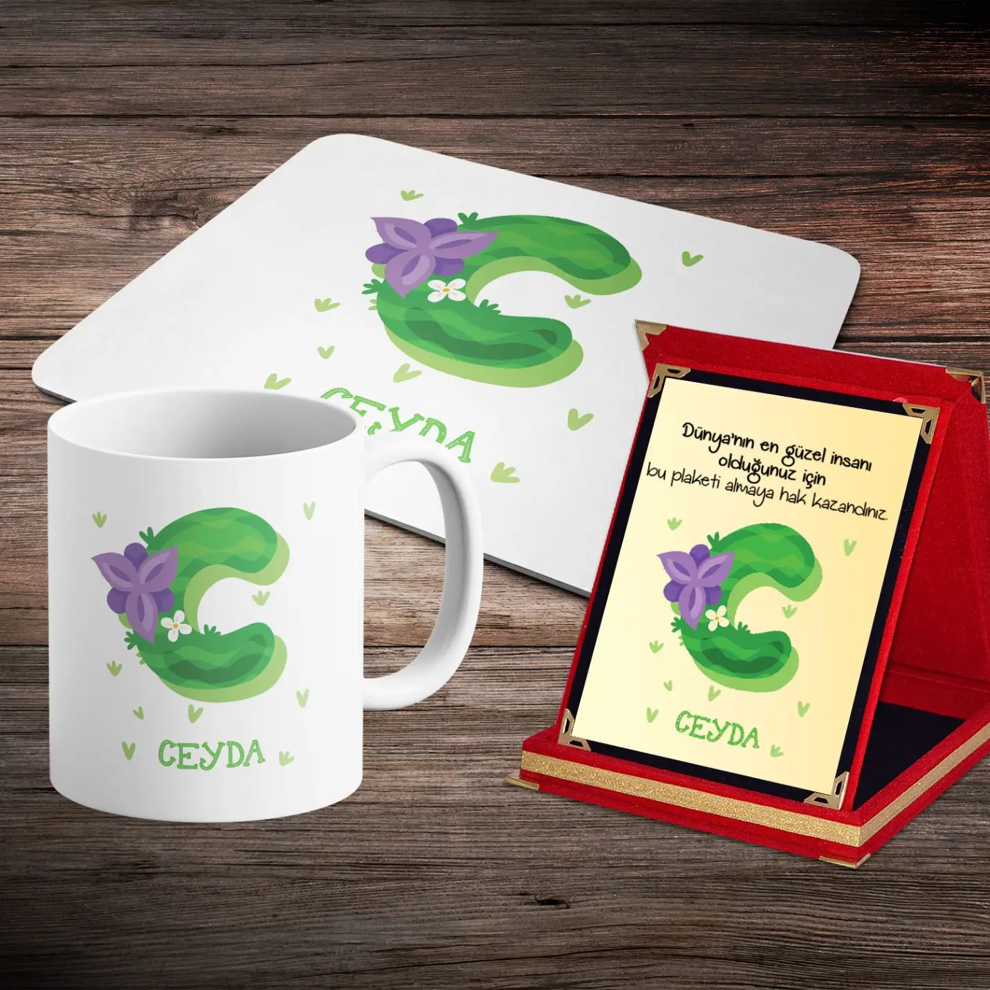 

Personalized Letter Design Gift The boiler-C