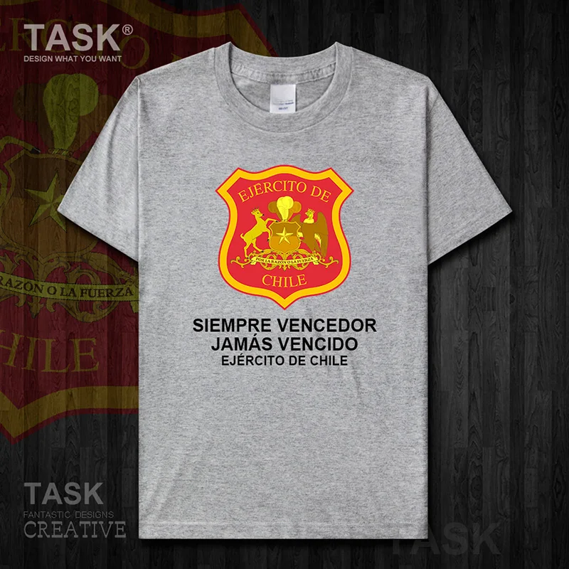 Армейская Чили CL CHL Чилийская страна одежда с коротким рукавом Новые Топы