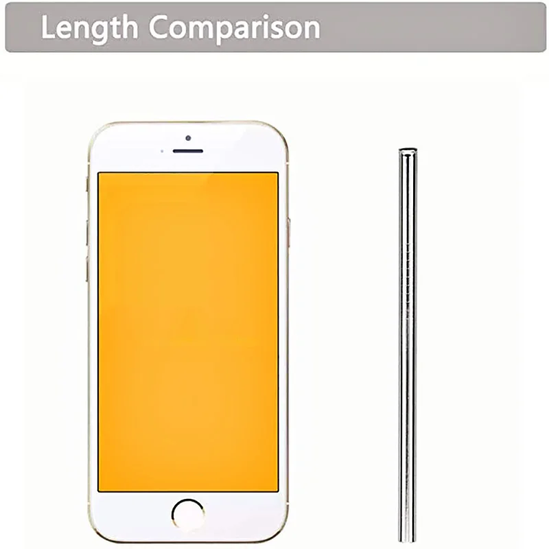 Многоразовые металлические соломинки для коктейльных очков DEOUNY 4 шт.|Соломинки