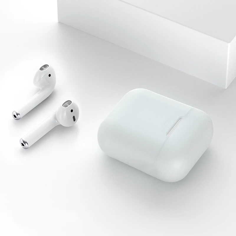 Case For Airpods Силиконовый чехол для Apple Airpods для Air Pods чехол s для Airpods Pro Bluetooth наушники кожаный чехол для наушников Аксессуары - Цвет: Case For Airpods