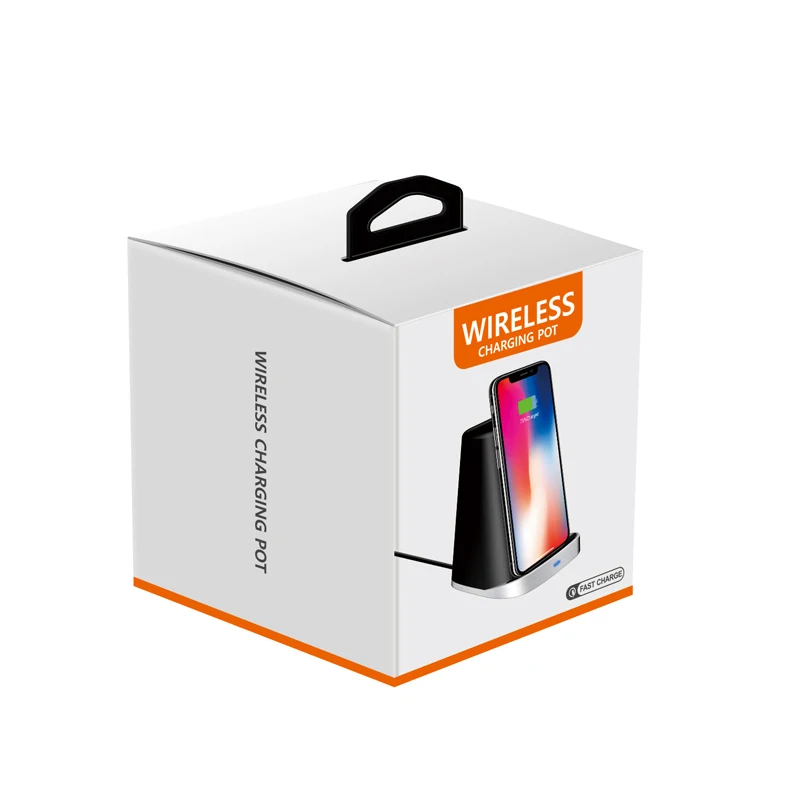 

QI 10W Wireless Fast Charger With Pen Box For Samsung Galaxy S9/S9+ S8 S7 Note 9 S7 Edge USB Qi Charging Pad for iPhone XS 8 X