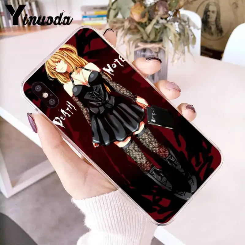 

Yinuoda death note Customer fundas Phone Case for iPhone 12 8 7 6 X XS MAX 6S Plus XR 11 12 11pro promax 5 5S SE bling coque
