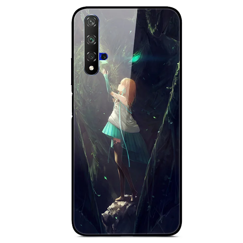 11 Чехол для huawei Honor 20, Жесткий Чехол из закаленного стекла с принтом, чехол для huawei Honor 20 Pro Lite Honor20 YAL-L21Cover Fundas - Цвет: 11