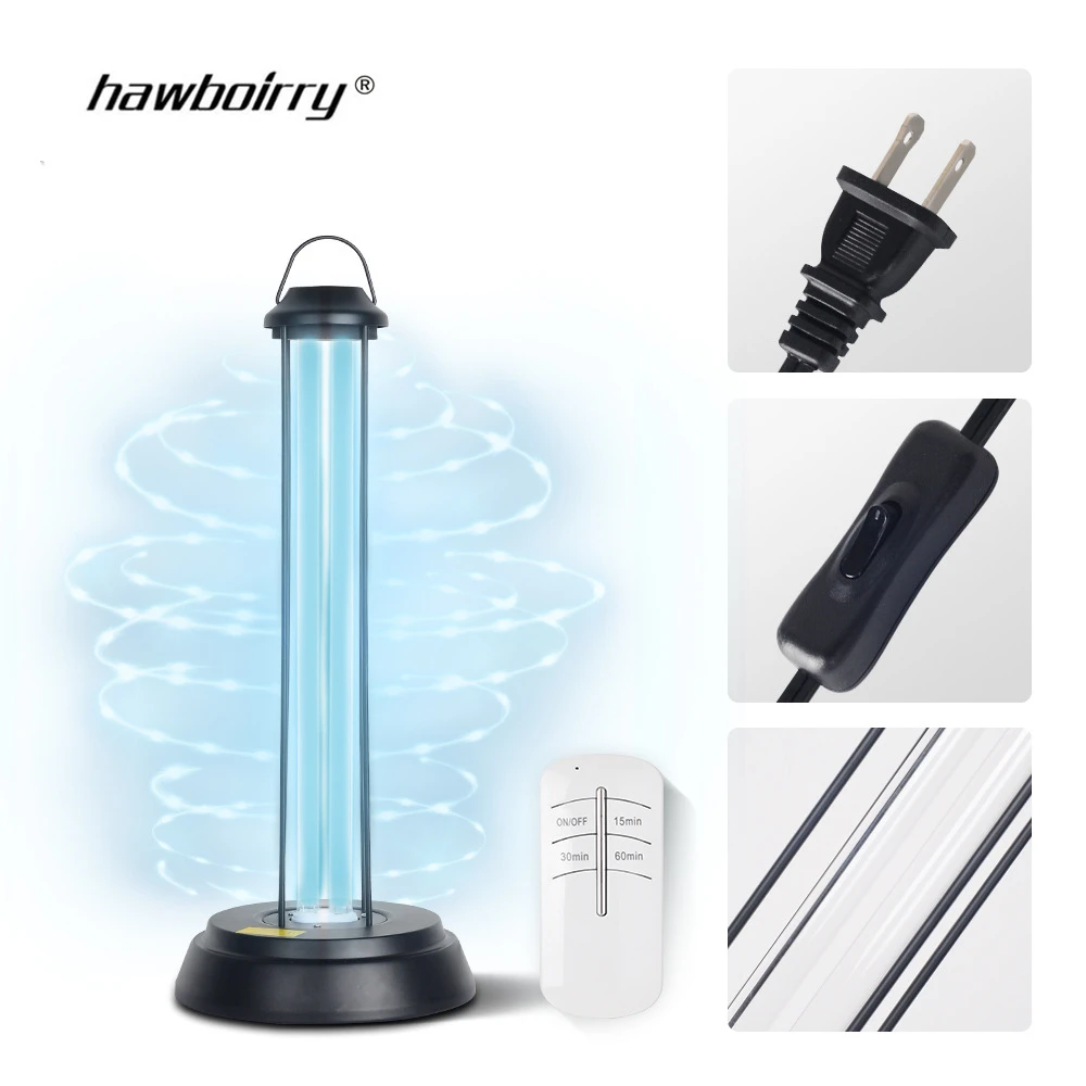 

Лампа для дезинфекции American бактерицидная УФ-лампа, портативная интеллектуальная УФ-лампа, бактерицидная, 110 В переменного тока, с пультом ди...