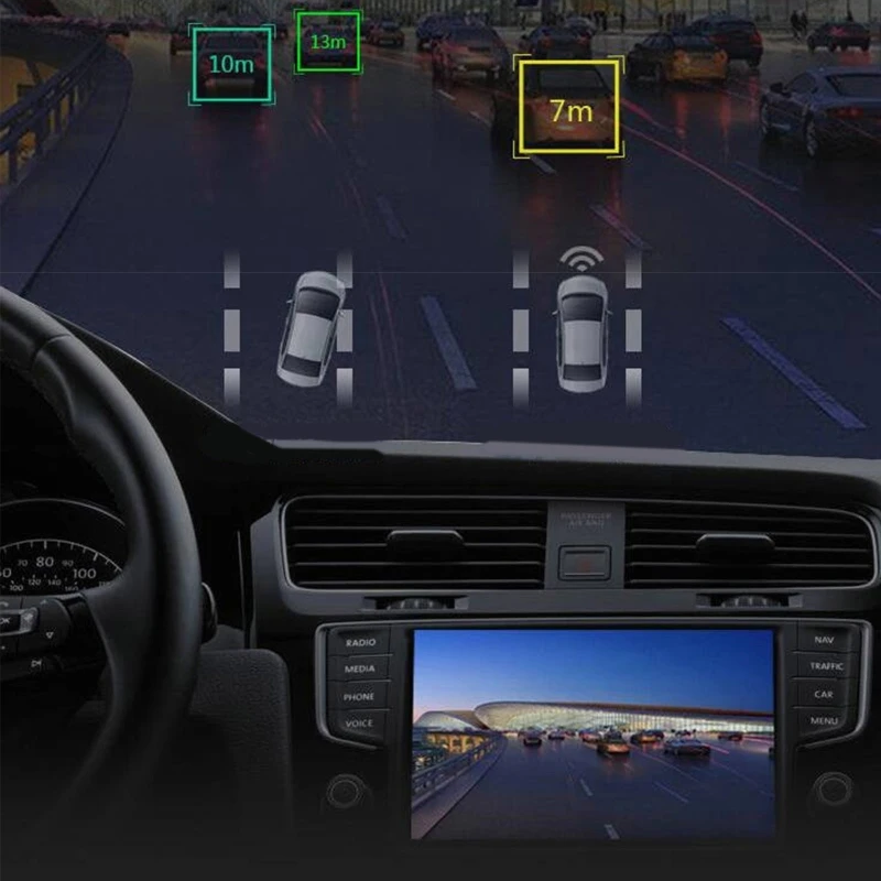 

JR5680 Car Hidden Night Vision USB Driving Recorder Loop Recording Electronic Dog Speed Measurement ADAS 1080P Dash Cam DVR