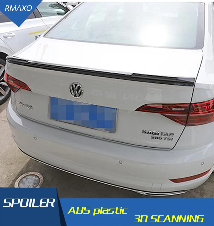 Задний спойлер jetta 2019-2020 из АБС-пластика для автомобильного заднего крыла