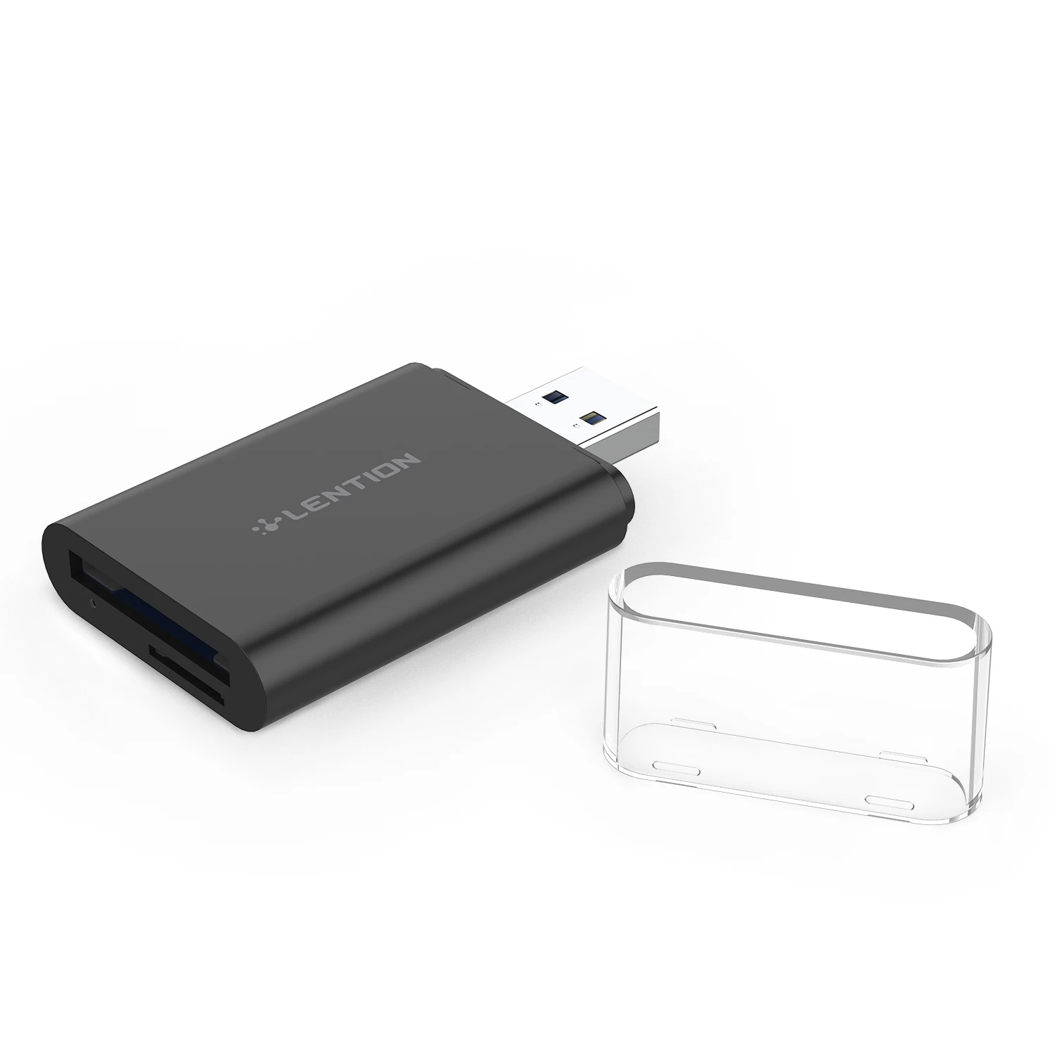 

UHS-II устройство для чтения карт с двумя слотами, SD 4,0 высокоскоростной USB адаптер для карт памяти для SD/SDHC/SDXC/Micro SD/Micro SDHC/Micro SDXC/UHS-I