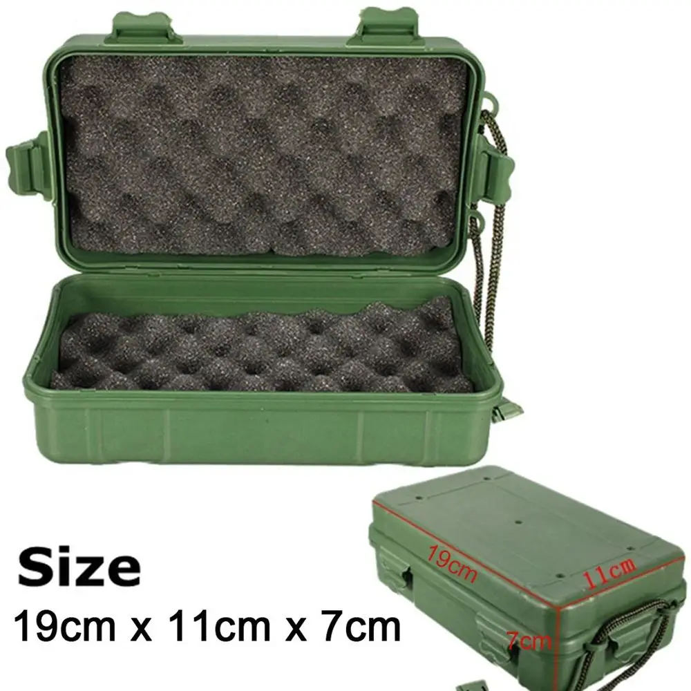 

Portable Shockproof Outdoor Airtight Survival Storage Case Shockproof Camping Travel Container Carry Storage Box