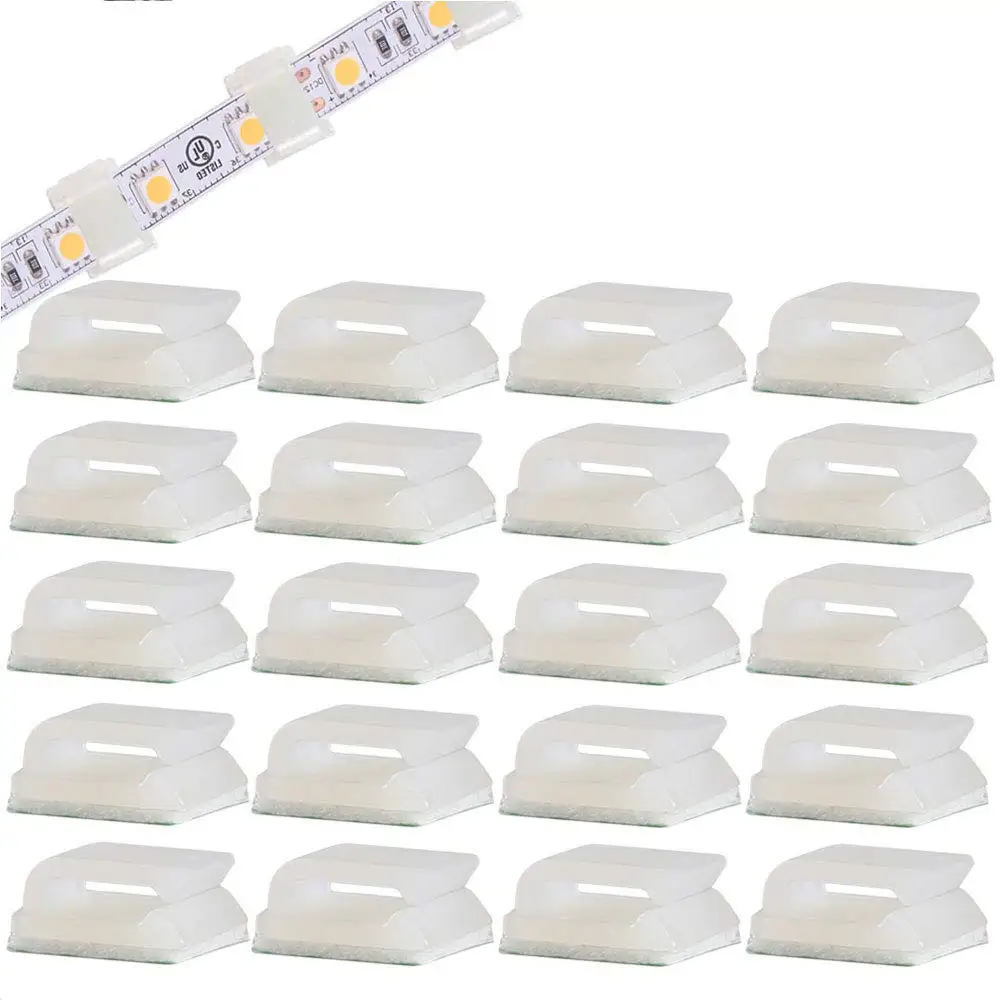 KINDPMA самоклеящийся светильник Монтажный кронштейн для светодиодной ленты 10 мм (3/8