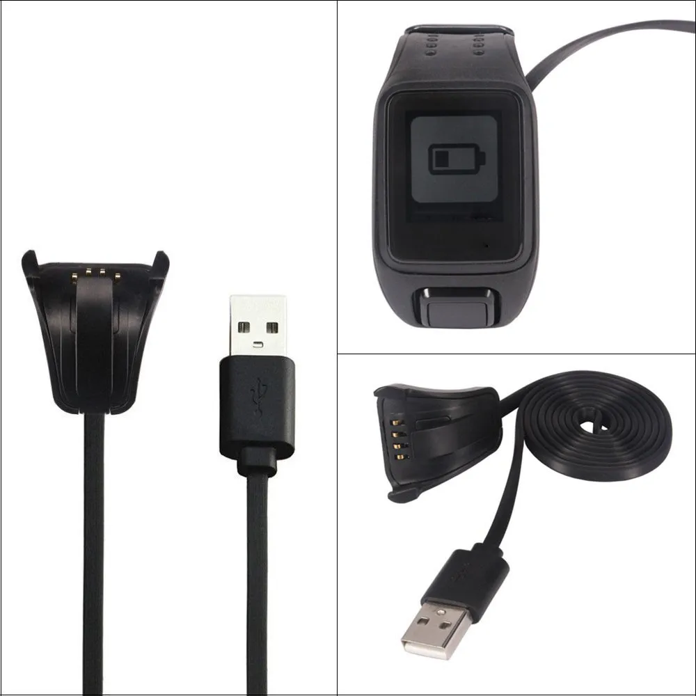 HIPERDEAL USB данных зарядки колыбели кабель зарядное устройство для TomTom Spark кардио спортивные часы Aug1