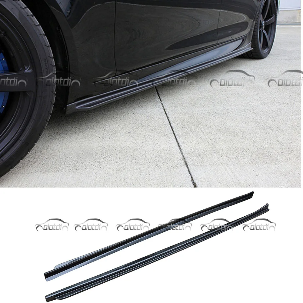 Автомобильный тюнинг OLOTDI реальные боковые юбки из углеродного волокна наборы