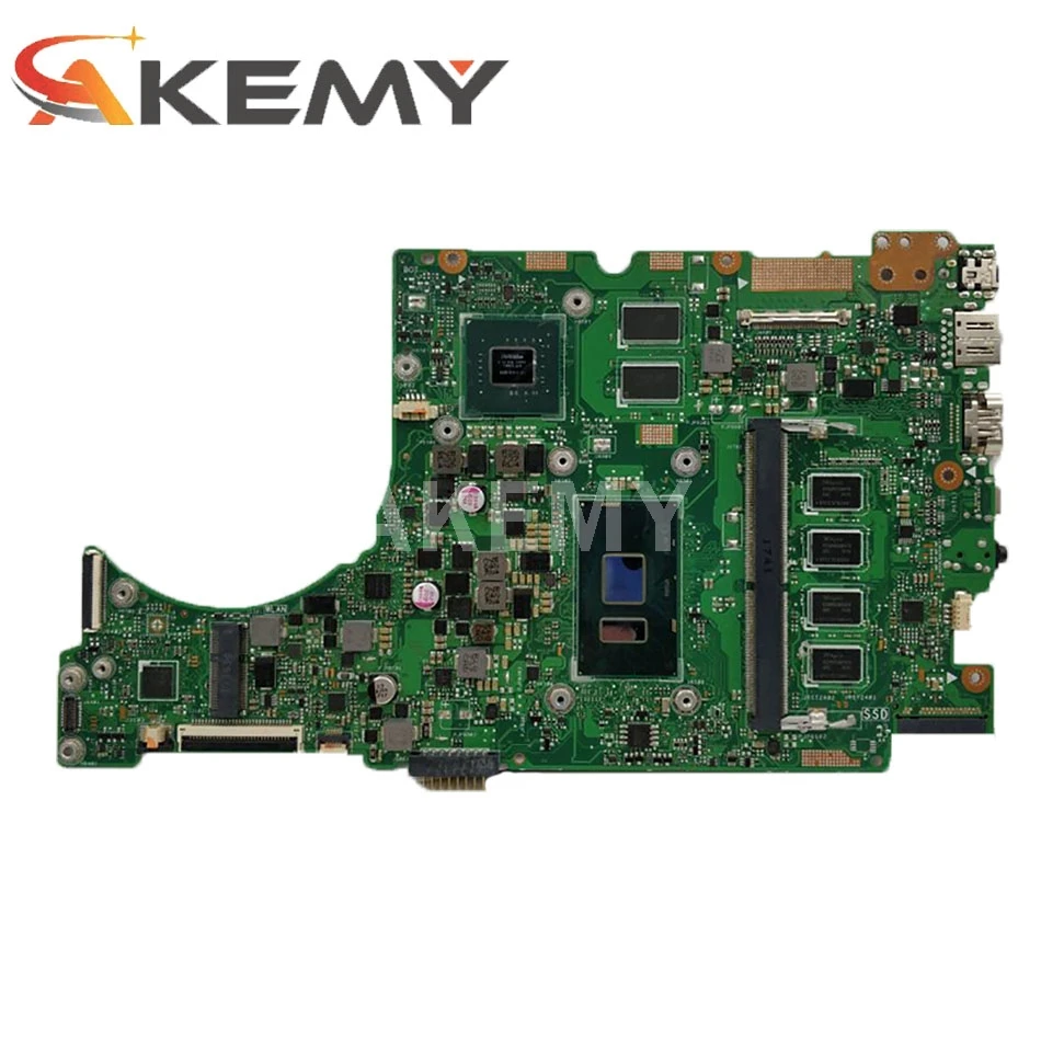 akemy new mainboard for asus ux310uqk ux310uq ux310uvk ux310uv laptop motherboard w 8gb ram i5 6200u gt940mx 2gb free global shipping