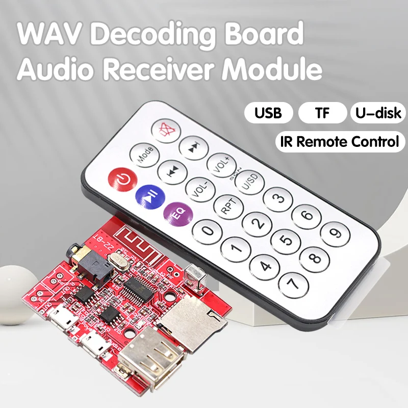 Автомобильный Bluetooth 4 1 MP3 WAV декодирующая плата 3 Вт Динамик Усилитель Аудио