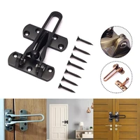 high quality home hotel door zinc alloy lock multi purpose security guard buckle clasp padlock latch for safety chain