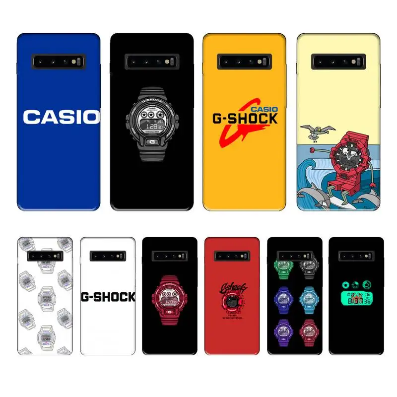 CASIOS G Shock Satch чехол Coque Fundas для Samsung Galaxy S10 E S20 ультра S8 S9 плюс J6 Аксессуары|Бамперы| |