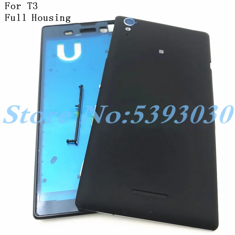 Новый полный корпус для Sony Xperia T3 D5102 D5103 D5106 M50W чехол передняя панель крышка
