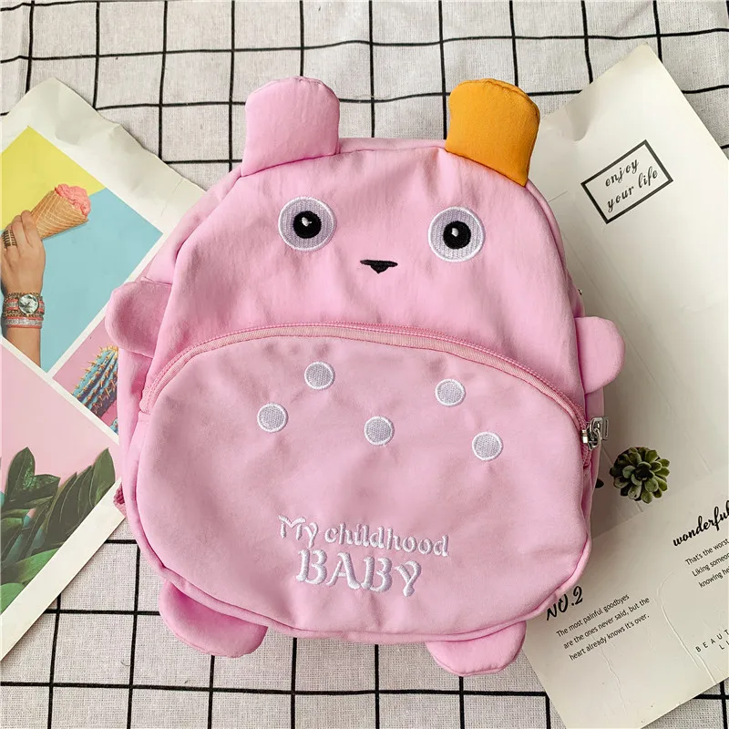 Детские сумки тотора с мультипликационным рисунком милые рюкзаки для девочек и