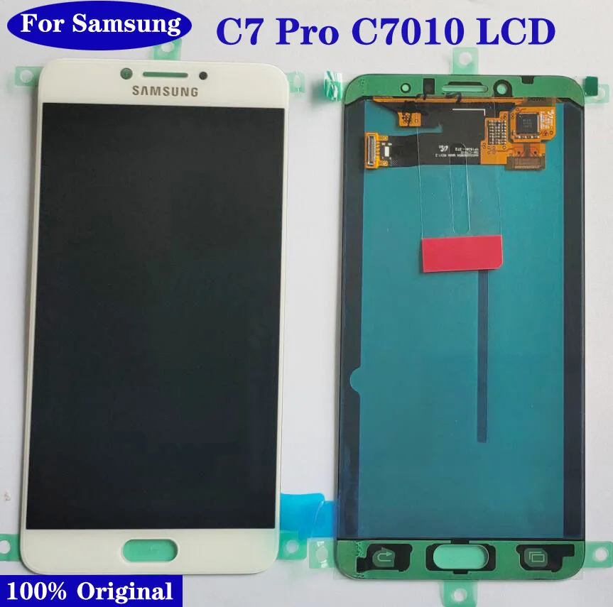 Оригинальный ЖК-дисплей 5 7 дюйма для Samsung Galaxy C7010 ЖК-экран C7 Pro SM-C7010Z C7pro дисплей с