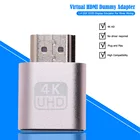 Виртуальный разъем VGA, 60 Гц, HDMI-совместимый адаптер, 1,4 DDC Edid дисплей, эмулятор, поддержка Plug And Play, горячее подключение