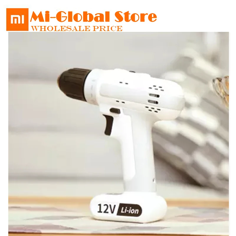 Xiaomi Mijia Youpin 12 В литиевая батарея Зарядка дрель белый многоцелевой станок 25 нм высокий крутящий момент портативный магнитный