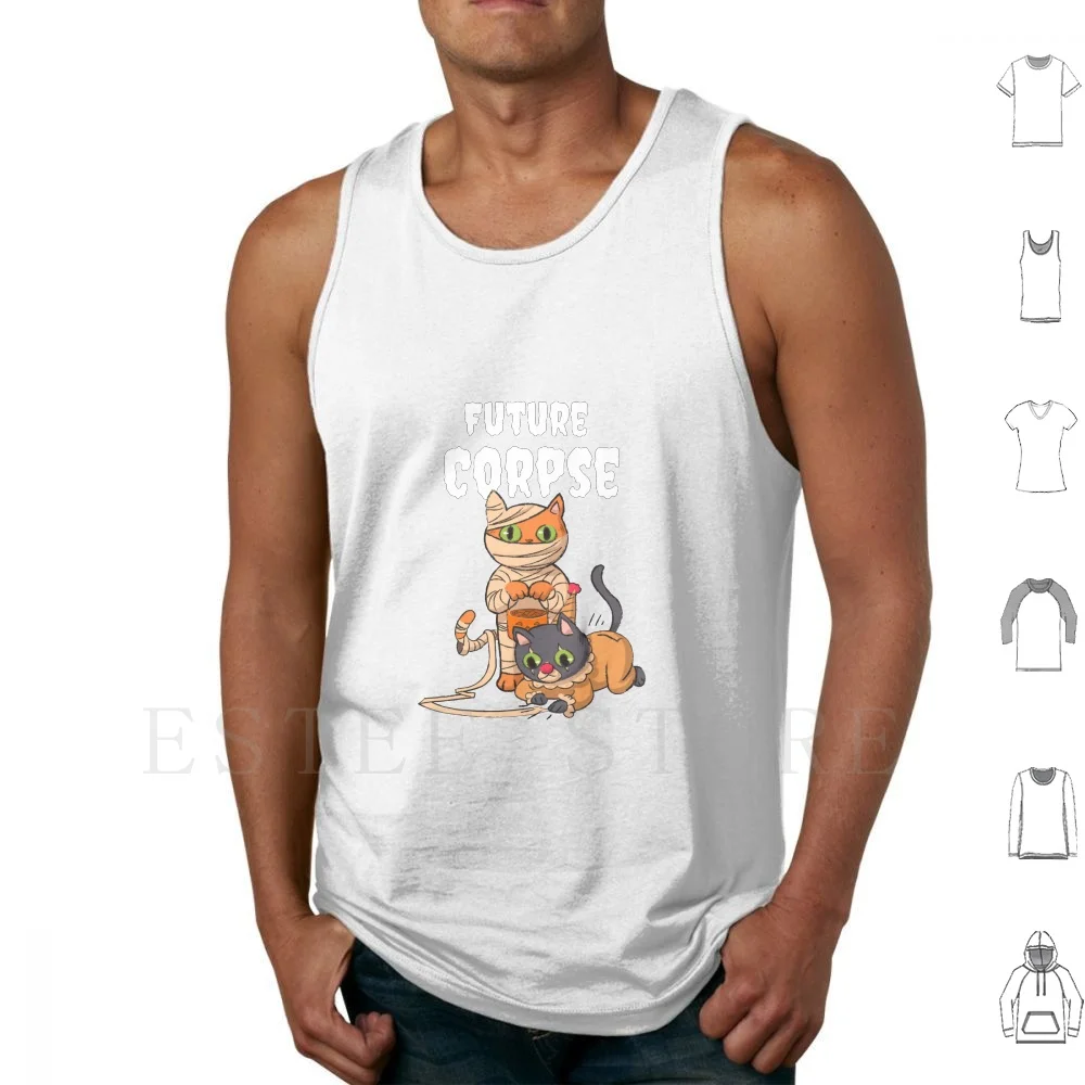 

Будущие трупы Хэллоуин мамы кошки майки жилет без рукавов смертельный труп будущее мертвец будущее труп череп Готический зомби