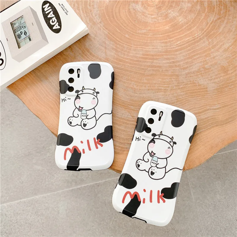 Милый защитный чехол для телефона с изображением коровы из мультфильма Huawei P 30 40