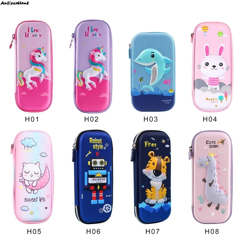 Школьные канцелярские принадлежности вместительные Мультяшные Пеналы милый