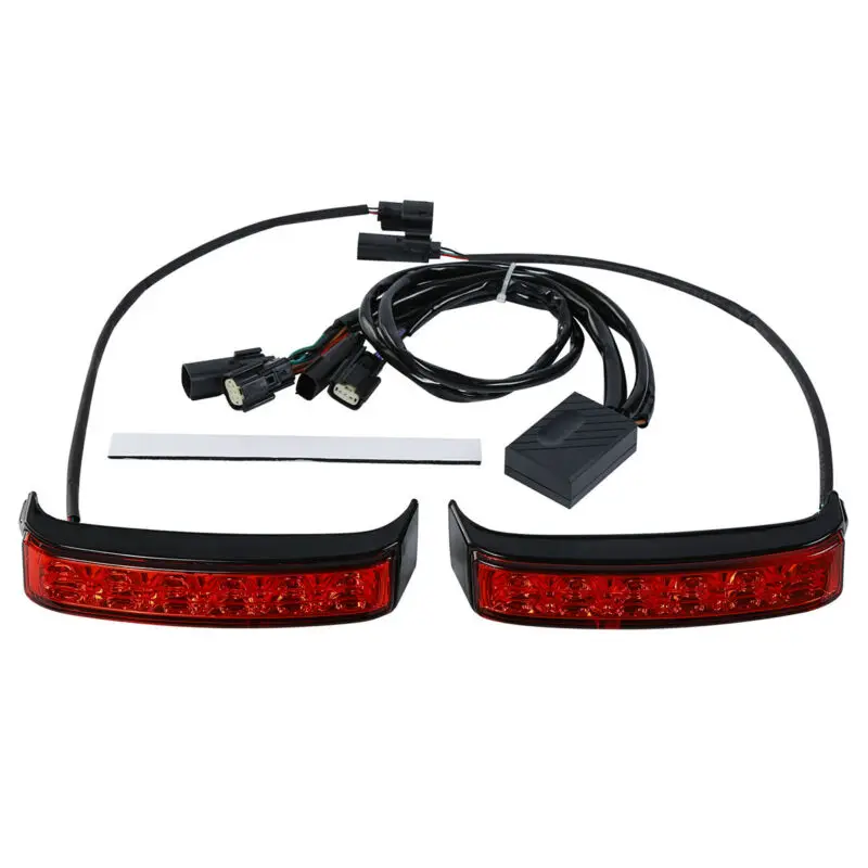 Светодиодный светильник для седельной сумки для Harley Road Electra Street Glide Ultra Classic Limited 14-19 FLHTCU FLHTK FLHTKL