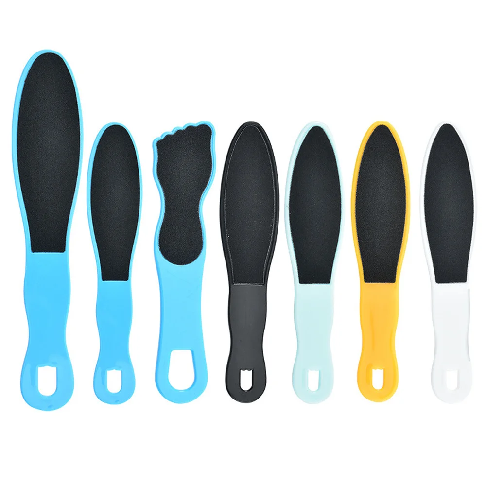 

1PC Double-Side Foot File Pedicure Scrub Foot Pedicure Tools Feet Dead Skin Callus Remover Handle Foot Sandpaper Foot Care Tools